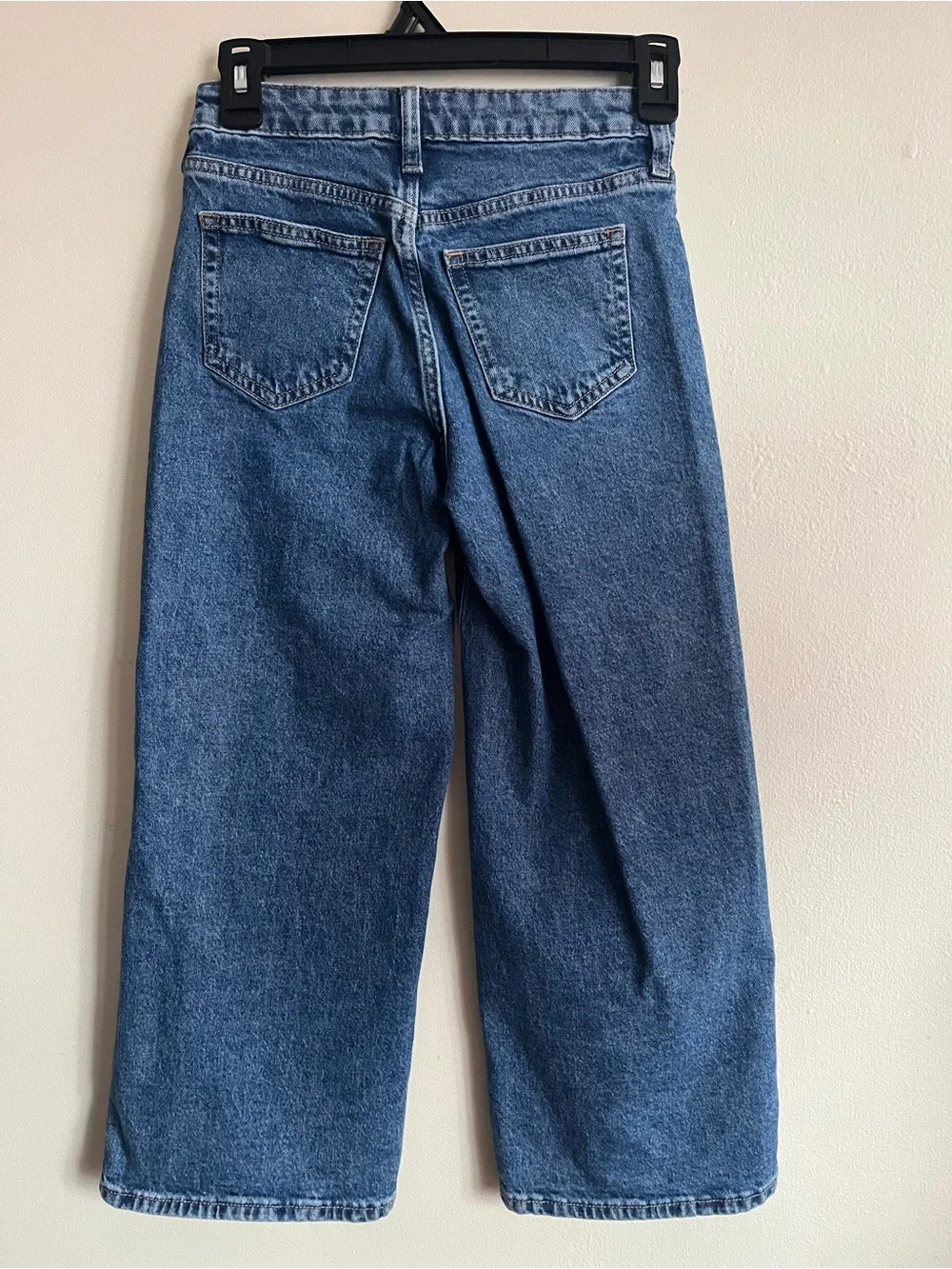 GAP Kids Wide-Leg Blue Panel Jeans size 10